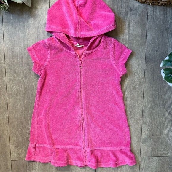 Y2K Swim Coverup Dress Terry Cloth Circo Toddler Girl Size 2T - Picture 7 of 13